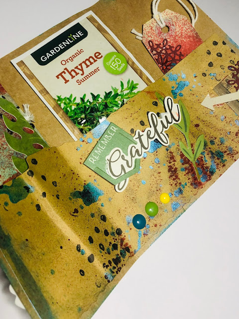 Quick and Easy Mixed Media Project - Seed Storage