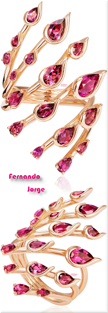 ♦Fernando Jorge small pink Flare 18k rose gold rubellite ring #fernandojorge #jewelry #pink #pantone #brilliantluxury