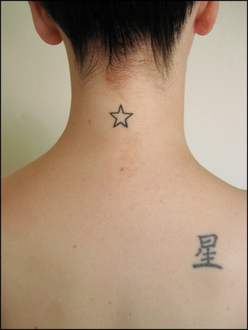 rihanna star tattoos. rihanna star tattoo.