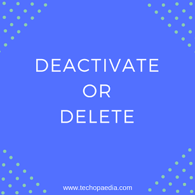 Deactivate Facebook Profile - Deleting Your Facebook account