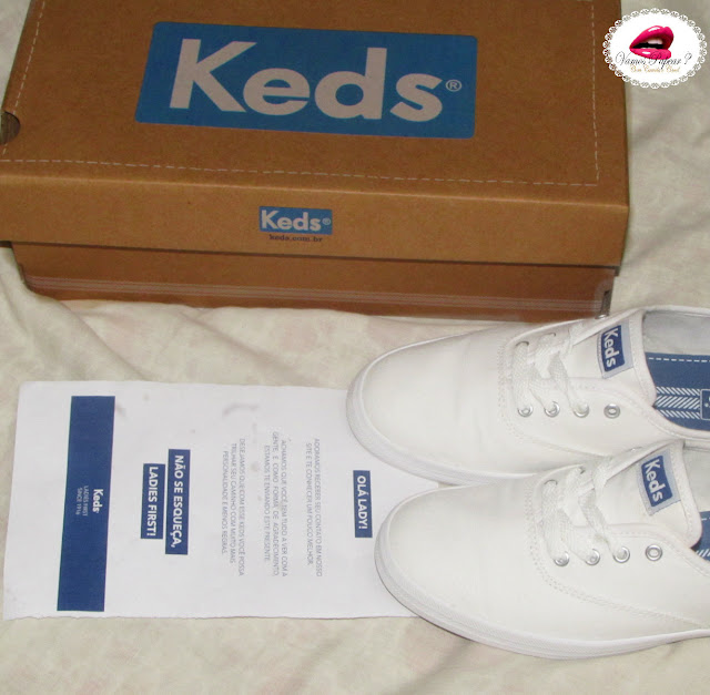 Tênis branco keds - Vamos Papear?