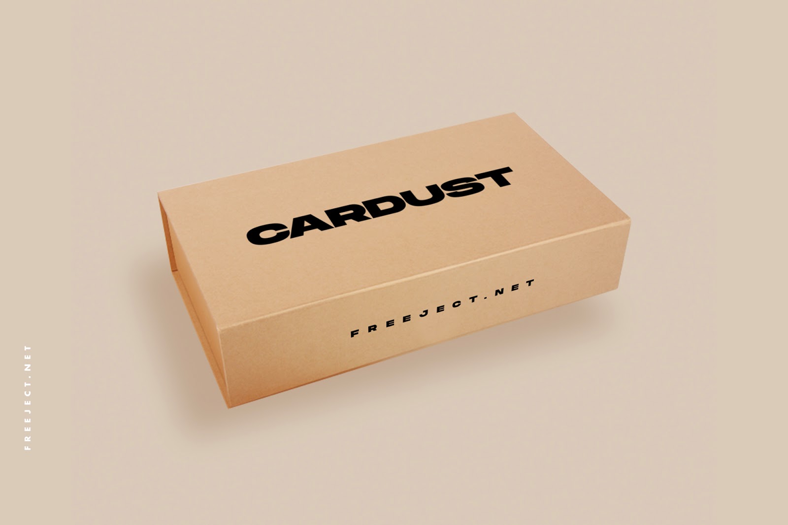 Download Free Download Cardboard Box Mockup Template - PSD File
