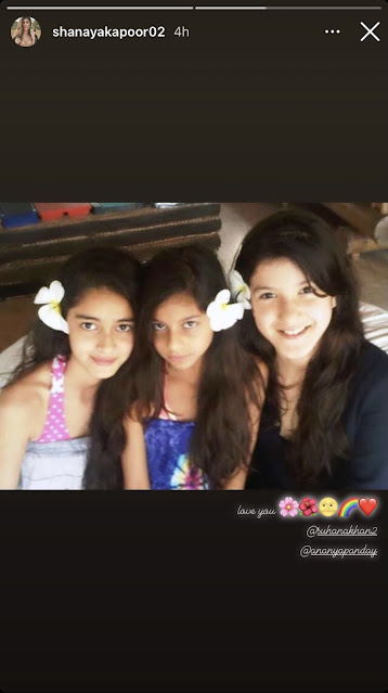 Actress Gossips: Ananya Pandey, Shanaya Kapoor, Navya Nanda post adorable throwback photos to wish bestie Suhana Khan on her birthday