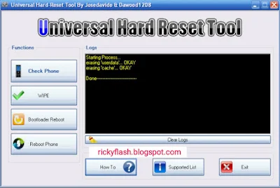 Download Universal Hard Reset Tool Terbaru