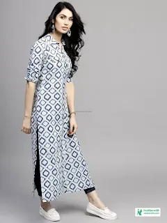 Girls Kurti Design 2023 - Kurti Collection Images - Ladies Kurti Design - stylish kurti design - NeotericIT.com - Image no 16