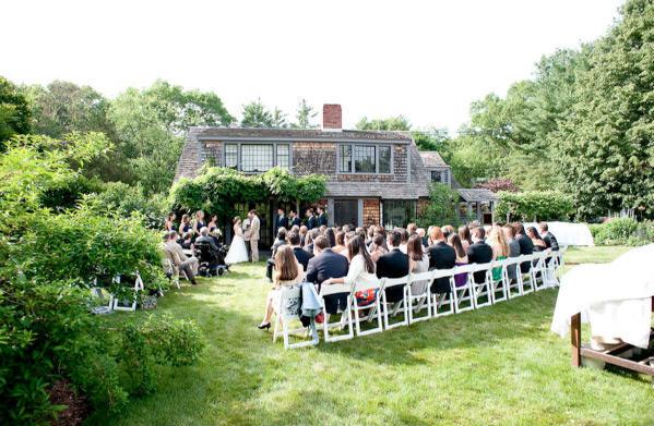 A magical New England backyard wedding featuring my favorite gown