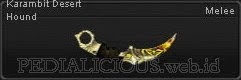 Karambit Desert Hound