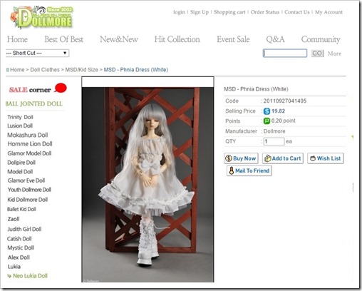 MSD - Phnia Dress (White)