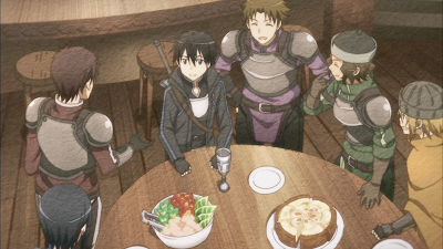 Kirito with his first guild