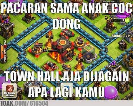  Lucu dan DP BBM COC ( Clash of Clans ) - Foto gambar lucu dp bbm COC