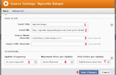 setting rss graffiti beta 2.0