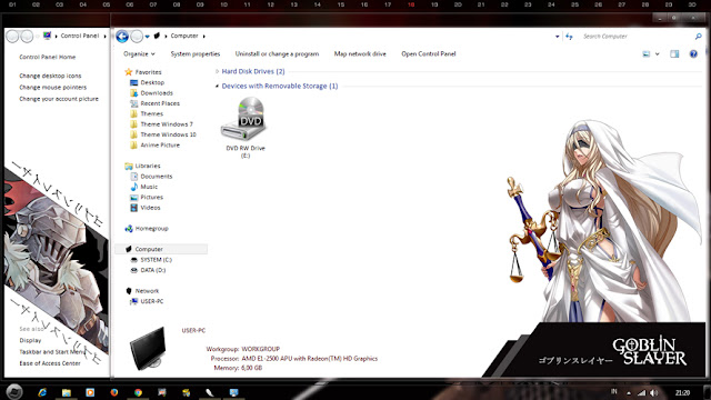 Windows 7 Theme Goblin Slayer by Bashkara