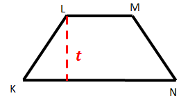  Trapesium ialah berdiri datar segi empat yang dibuat dengan empat dua buah rusuk  Rumus Luas dan Keliling Trapesium
