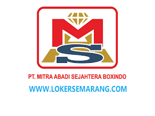 Lowongan Pekerjaan Bulan Mei 2023 di PT MAS Boxindo Semarang