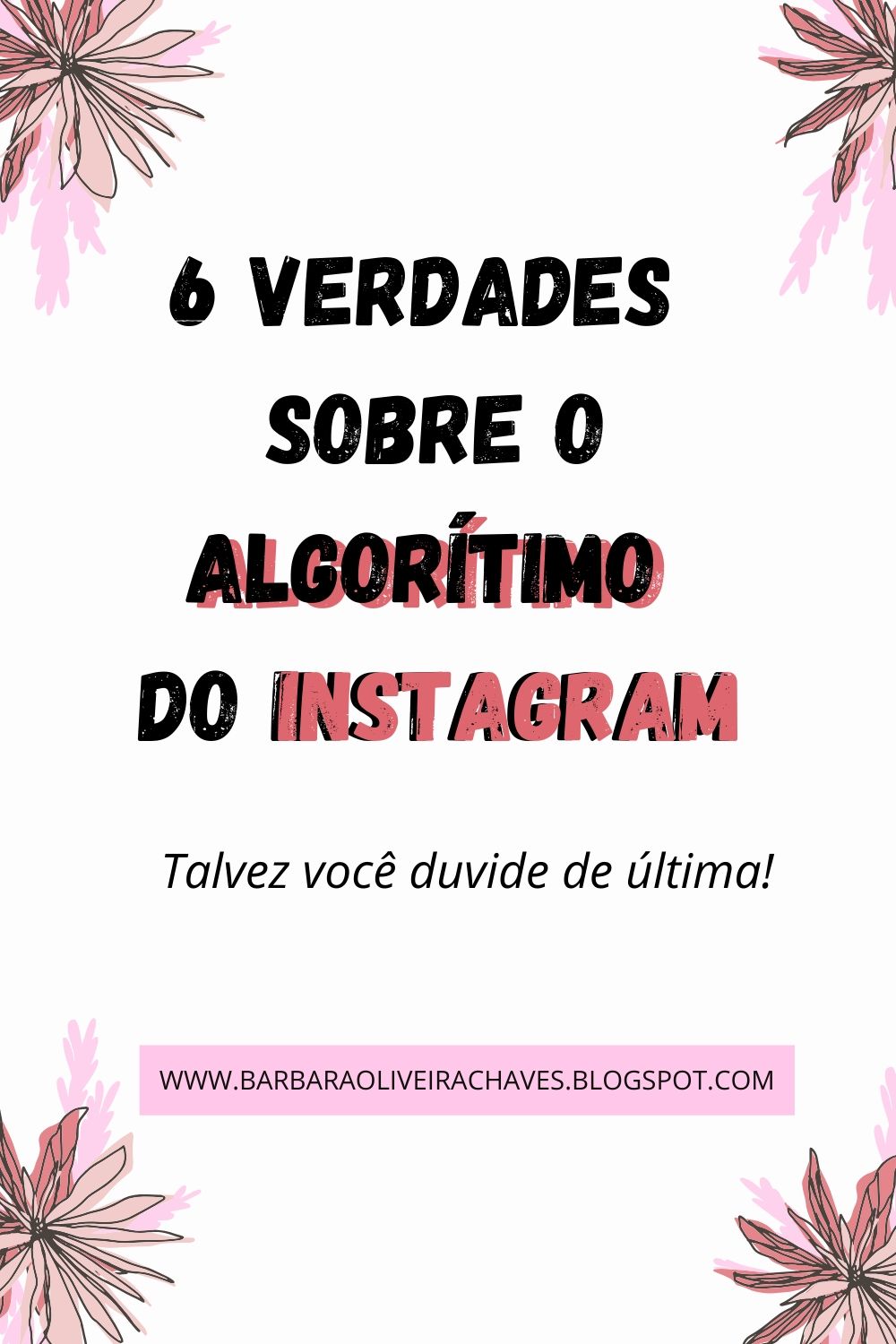 algorítimo do instagram