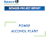 Project Report on Power Alcohol Plant