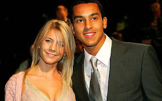 Theo Walcott with Girlfriend