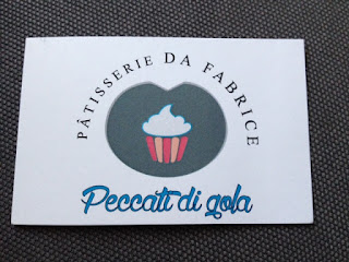 carte de visite patisserie chez Fabrice à Trente