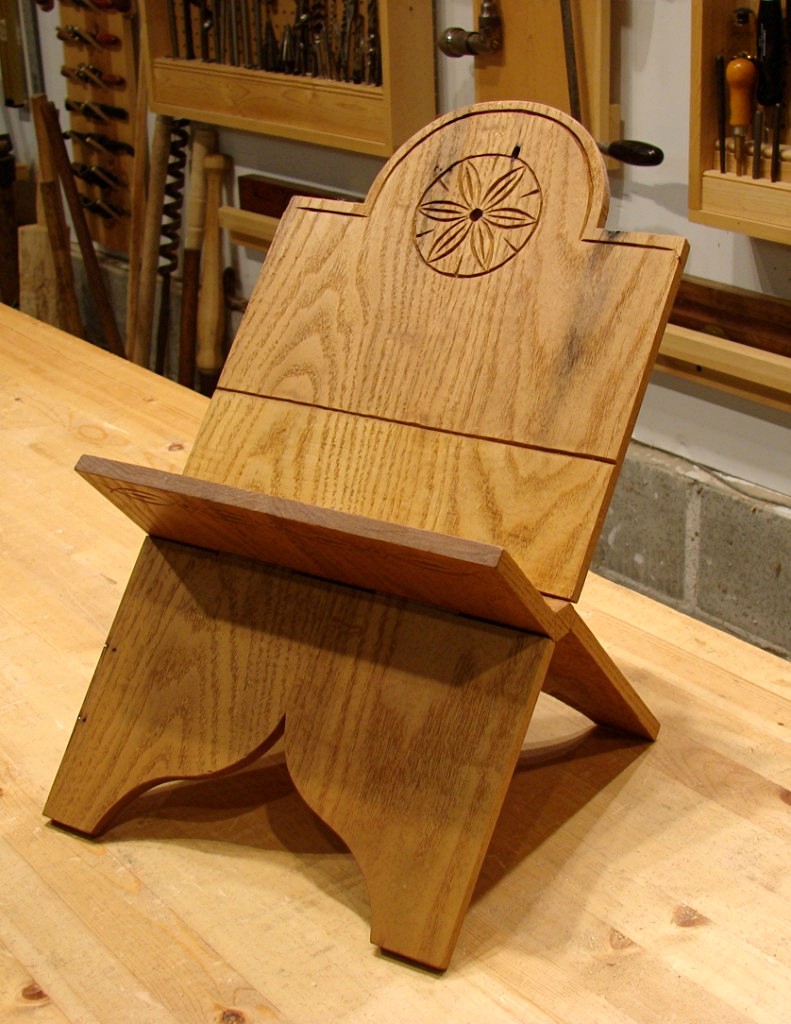 Wood Book Stand