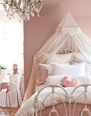 I've collected several room images with pink paint colors.