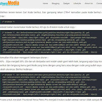 Cara Menampilkan Kode HTML di postingan Blogger Template fletro Pro