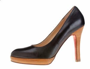 close-toe, black heels