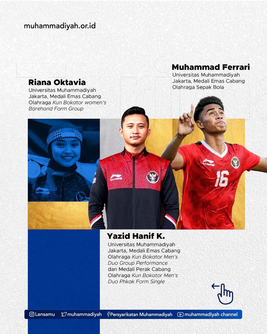Mahasiswa-Mahasiswa Muhammadiyah yang Antarkan Indonesia Juara Sea Games 2023
