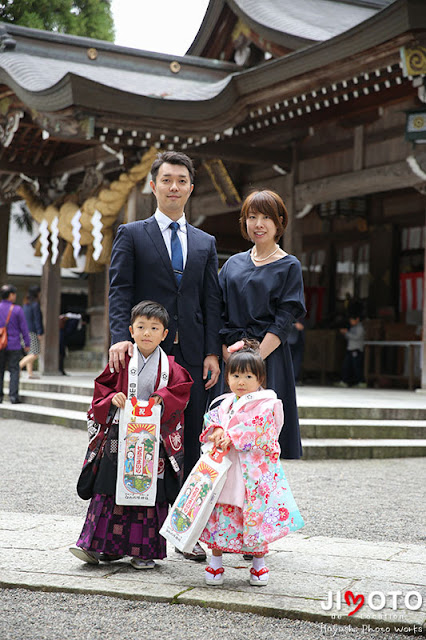 白山比咩神社での七五三の出張撮影