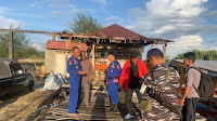 Gerak Cepat, Lanal Simeulue Bantu Evakuasi Korban Kapal Tenggelam