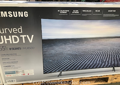 Costco 9558500 - Samsung UN55MU850D Curved 4K Ultra HD tv: a wole new viewing experience