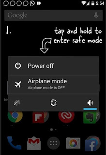 Safe Mode Android Step1