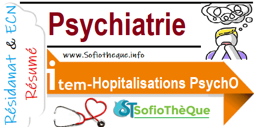 Cours PDF résumés :  Les hopitalisations à l'hôpital psychiatrique