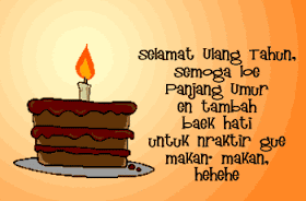 "Ucapan Selamat Ulang Tahun Buat Pacar"