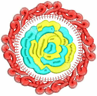 Rose blom Patch