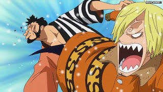 ワンピースアニメ パンクハザード編 622話 サンジ 錦えもん | ONE PIECE Episode 622