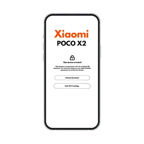 Xiaomi Mi Account Removal Service POCO X2