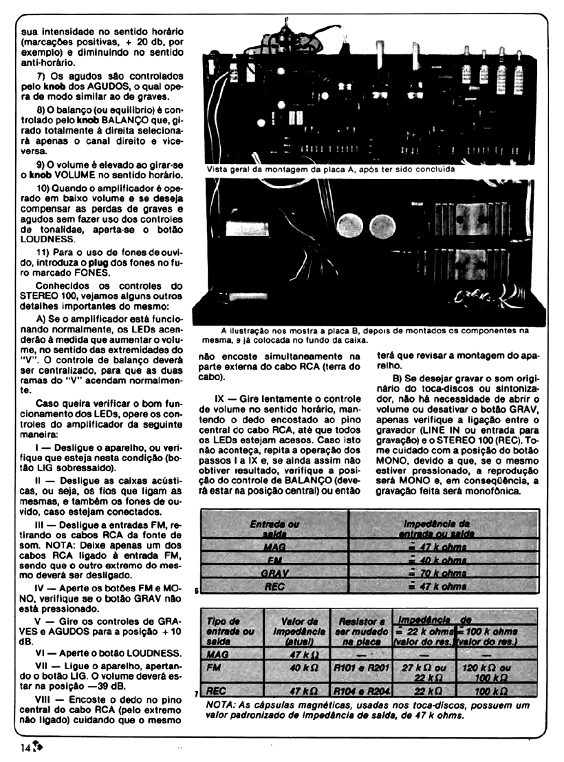 NOVA ELETRONICA n.24_25  AMPLIFICADOR STEREO 100 (40w)  fev. Mar.1979