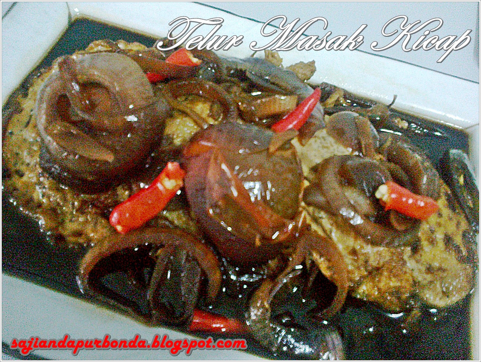 Sajian Dapur Bonda: Telur Masak Kicap