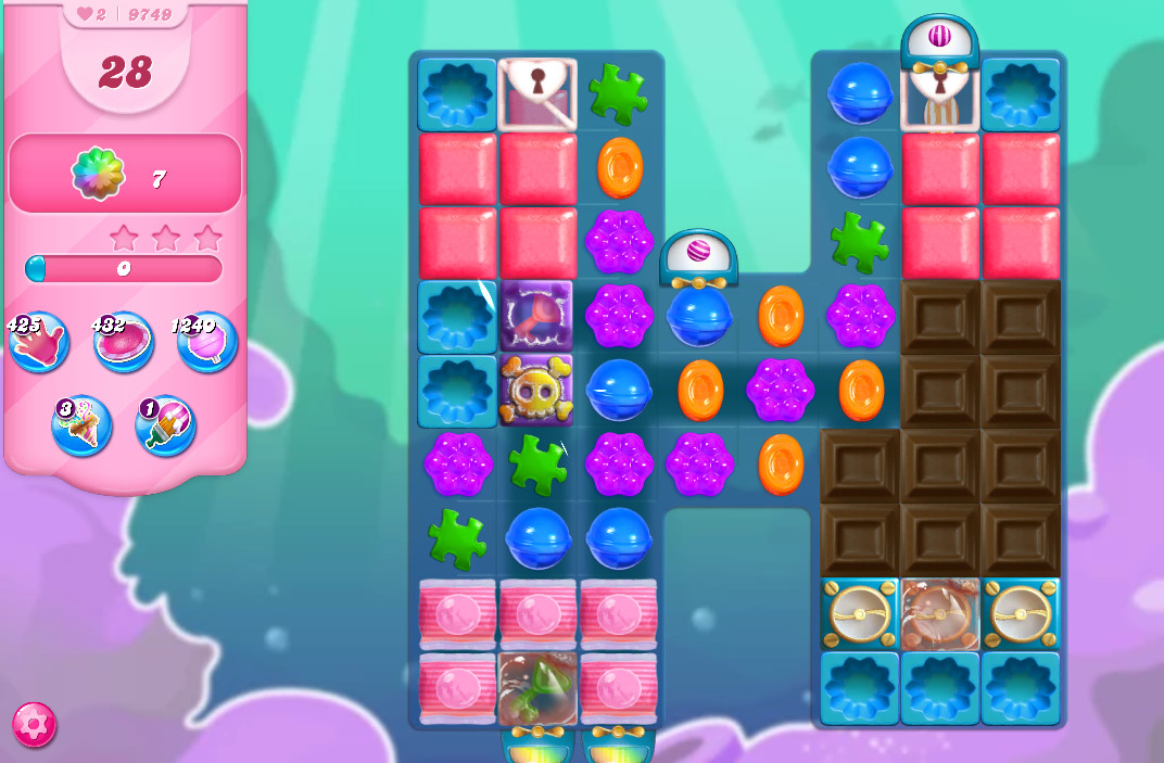 Candy Crush Saga level 9749