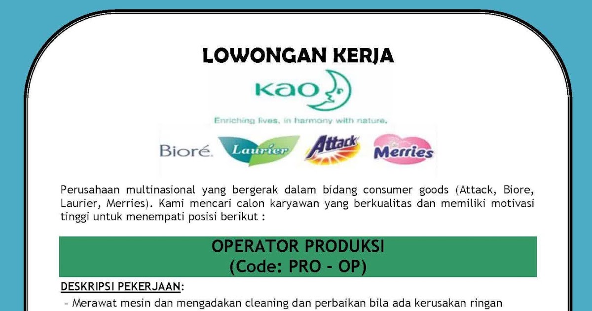 Lowongan Kerja Kawasan Kiic Karawang Terbaru 