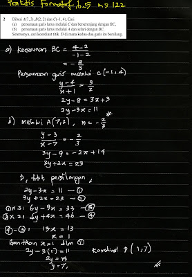 Soalan Matematik Tambahan Geometri Koordinat - Helowinj