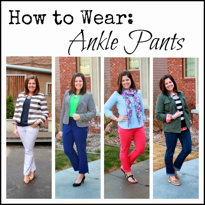 Clothed with Grace: How to Wear: Ankle Pants