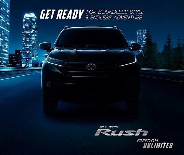 Penampakan Siluet All New Toyota Rush, Launching 23 November?