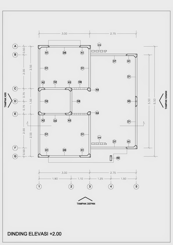 Gambar Desain Rumah Risha 2 Lantai - Contoh O