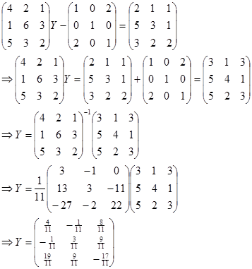 invers matriks-Penyelesaian Persamaan Matriks AX=B