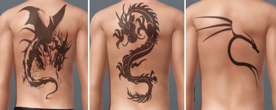 My Sims 3 Blog: Tattoo MEGAPACK - 18 tattoos by des-demmonia