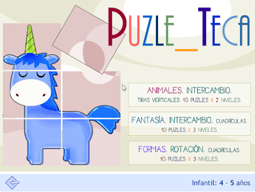 Puzle_teca Infantil 30 puzles x 3 niveles.