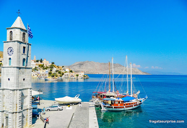 Ilha de Symi na Grécia