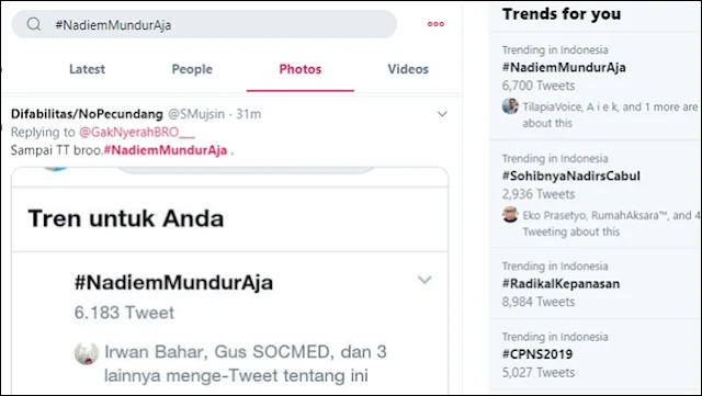 Baru Sepekan, Menteri Pendidikan Digoyang Tagar #NadiemMundurAja