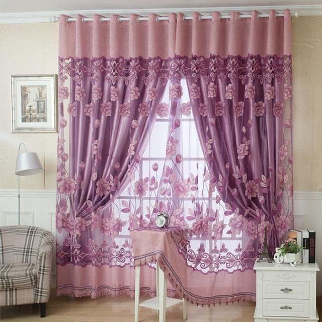 living room curtain designs with pasel shade for living room window treatments